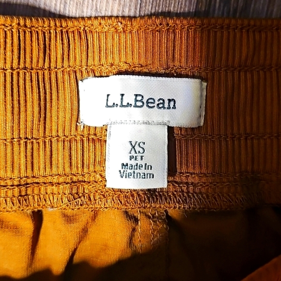 LL Bean Brown Lightweight Capri Joggers XS Petite - Picture 2 of 6